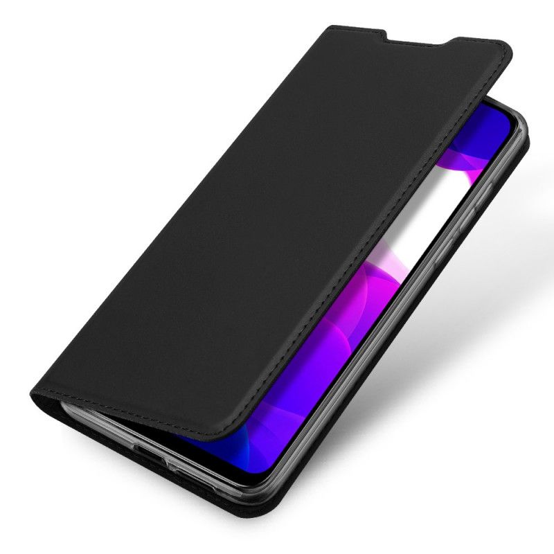 Folio-hoesje voor Xiaomi Mi 10 Lite Marineblauw Zwart Pro Dux Ducis Huid