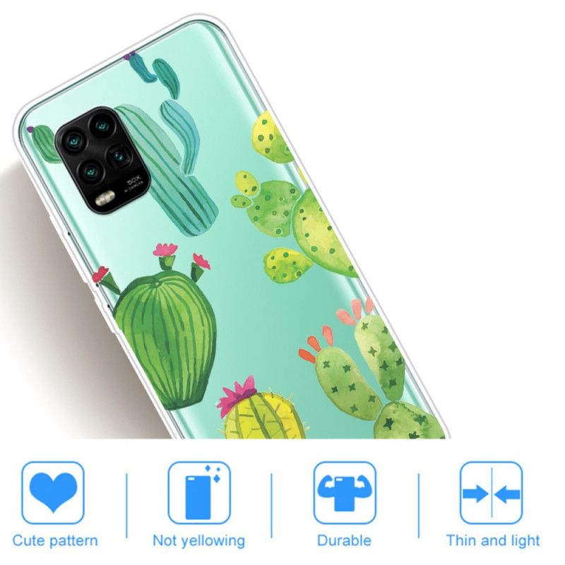 Hoesje voor Xiaomi Mi 10 Lite Aquarel Cactus