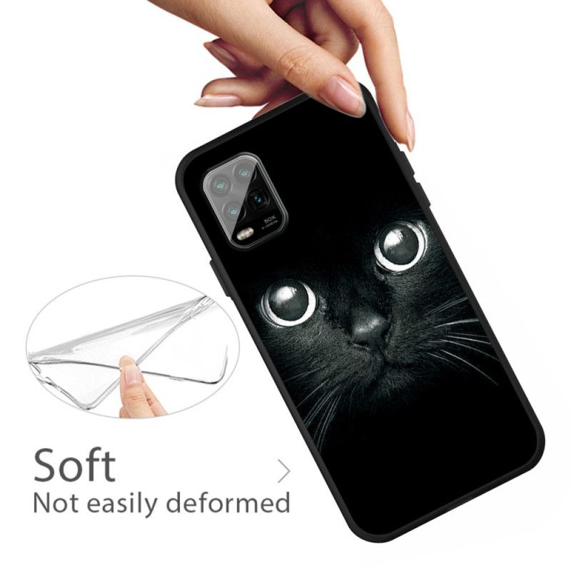 Hoesje voor Xiaomi Mi 10 Lite Kattenogen