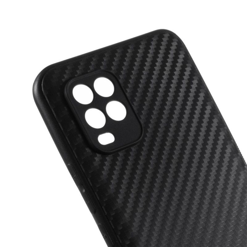 Hoesje Xiaomi Mi 10 Lite Telefoonhoesje Koolstofvezel