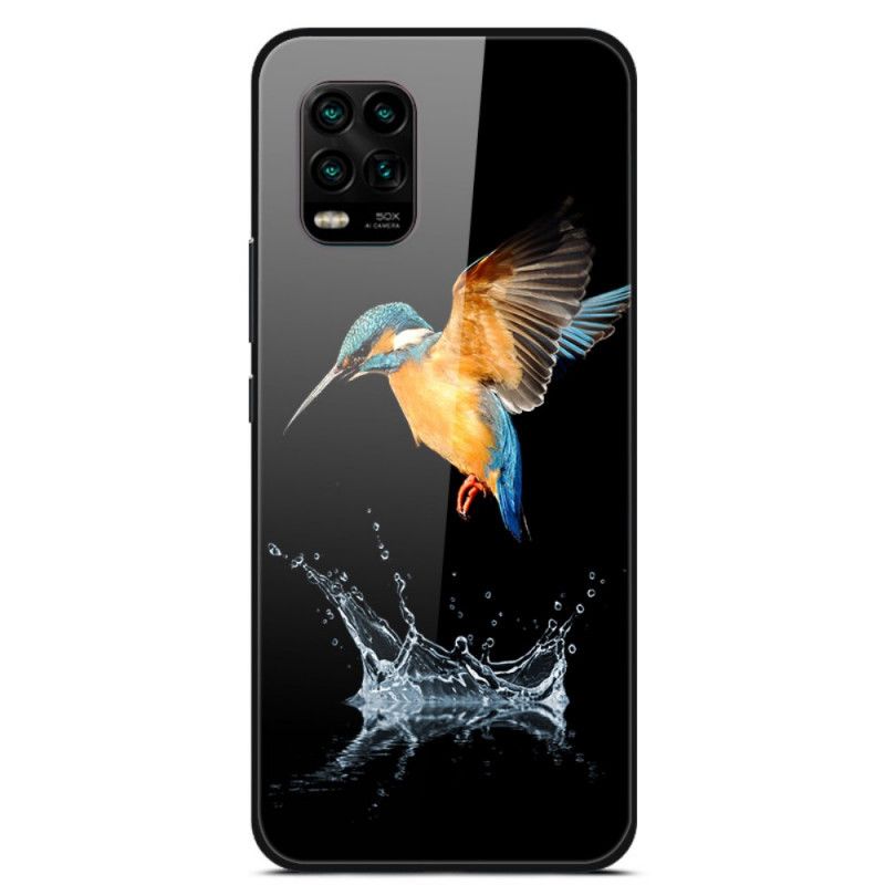 Hoesje Xiaomi Mi 10 Lite Vogelkroon Gehard Glas