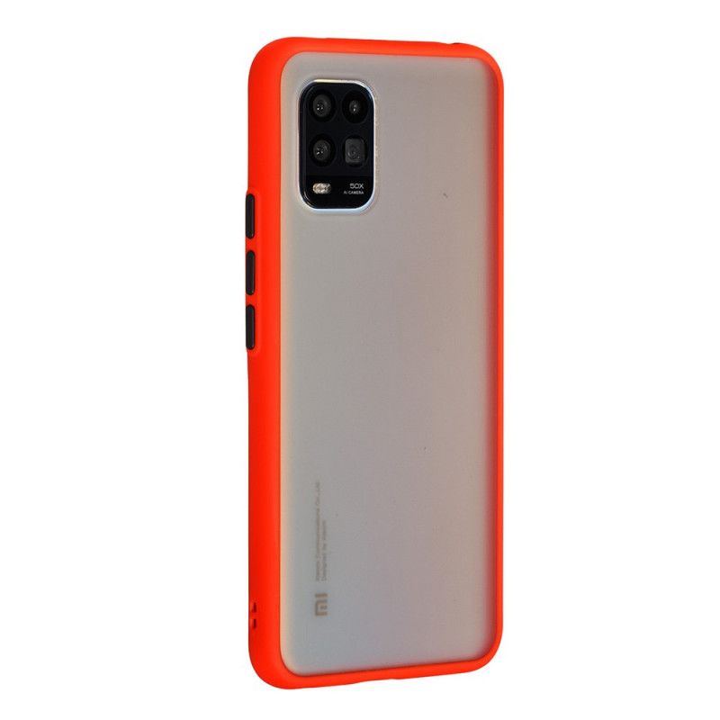 Hoesje Xiaomi Mi 10 Lite Wit Zwart Matte Hybride