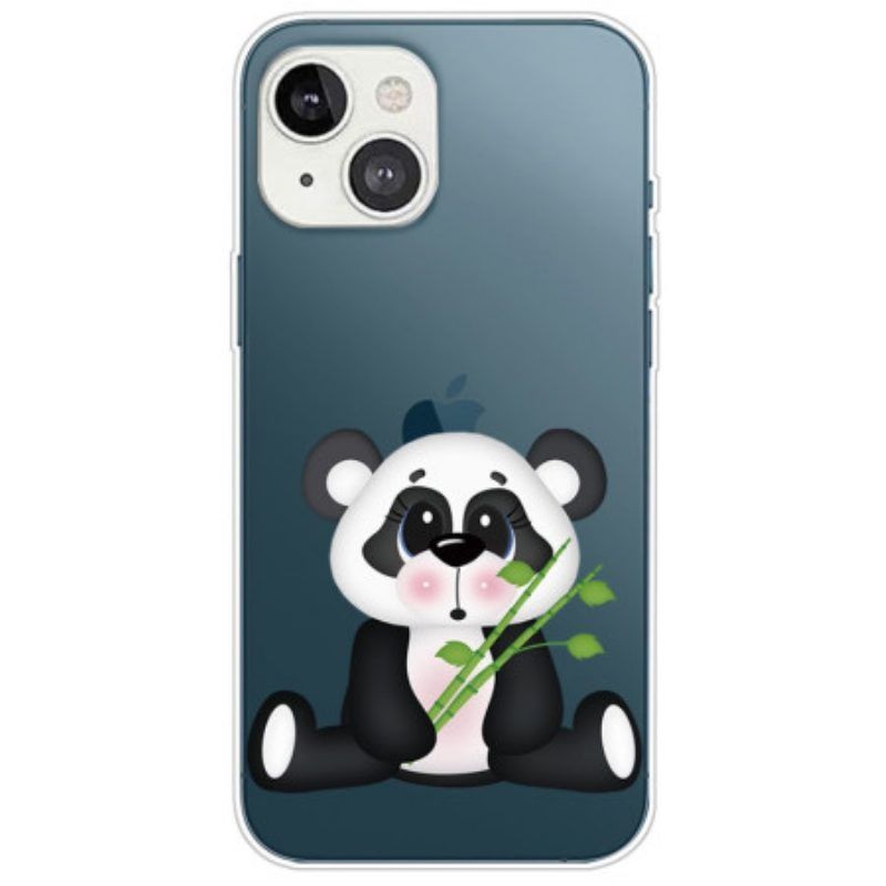 Hoesje voor iPhone 14 Plus Naadloze Trieste Panda