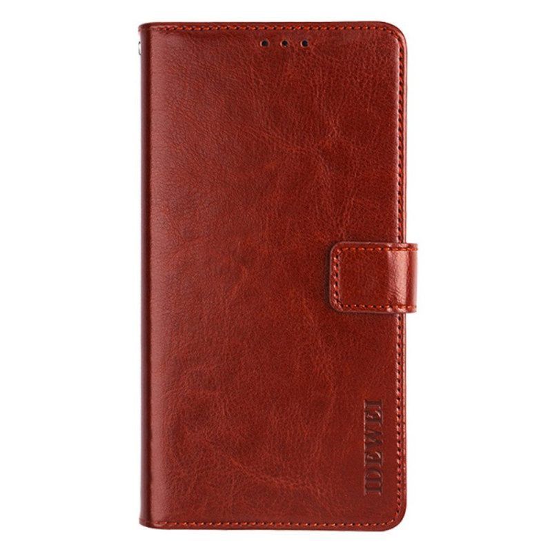 Folio-hoesje voor Xiaomi 12 / 12X Imitatieleer Idewei