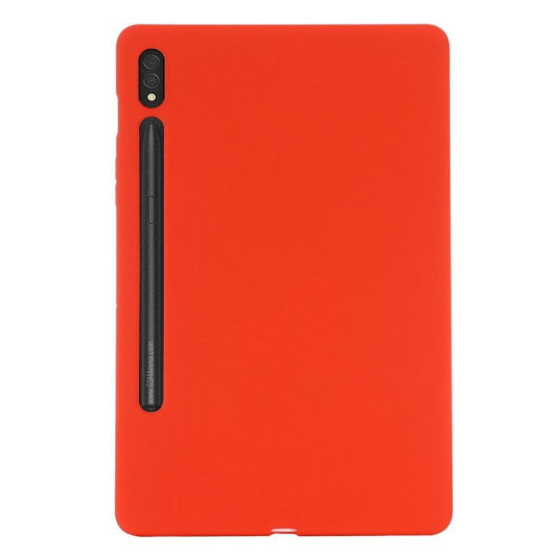 Case Hoesje Samsung Galaxy Tab S9 Ultra Telefoonhoesje Vloeibare Siliconen