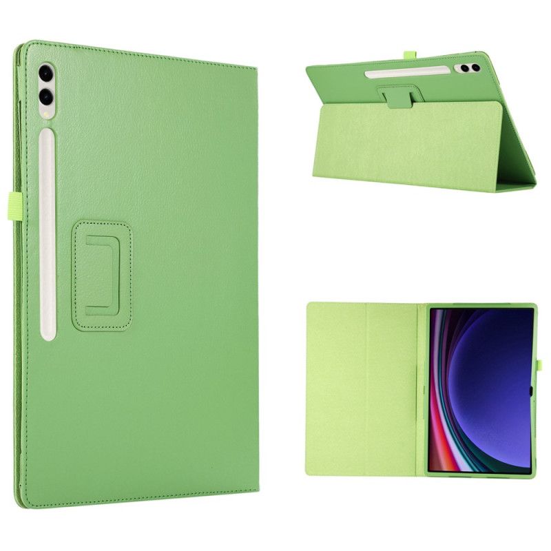 Cover Samsung Galaxy Tab S9 Ultra Litchi-leerstijl