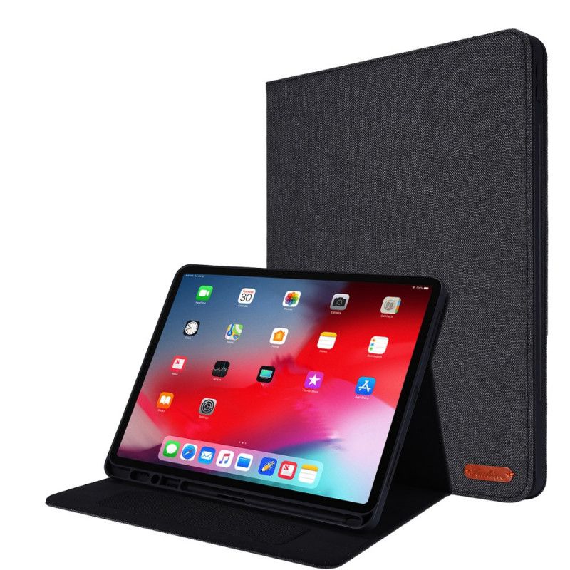 Case iPad Pro 12.9" (2018) (2020) Grijs Zwart Stof