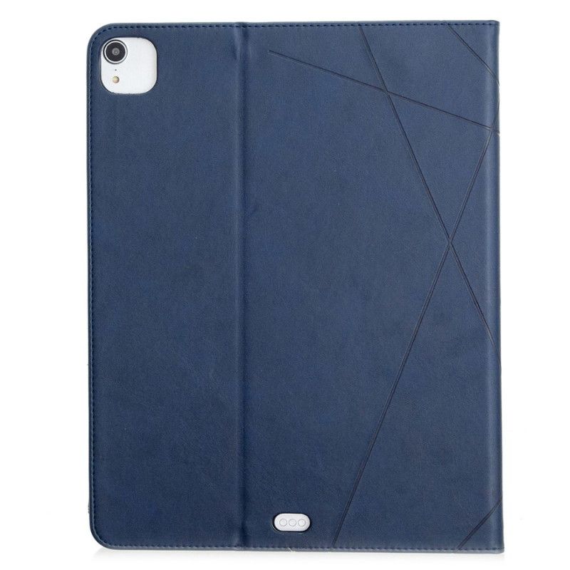 Case iPad Pro 12.9" (2018) (2020) Rood Zwart Geometrische Vormen