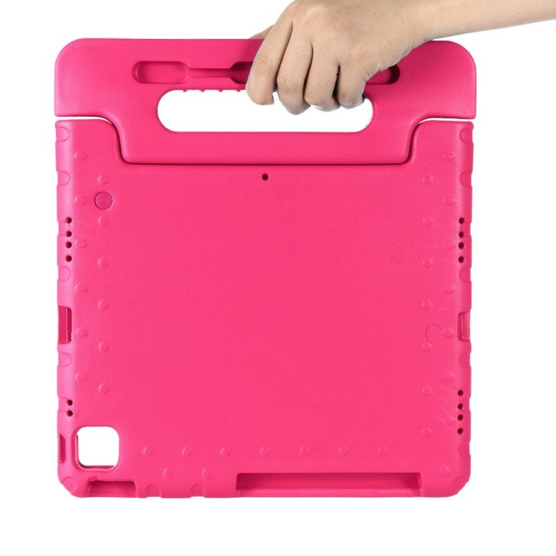 Hoesje iPad Pro 12.9" (2018) (2020) Lichtblauw Roze Eva-Schuim