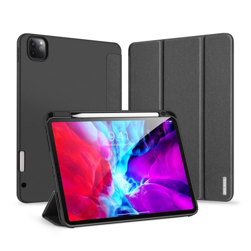 Smart Case iPad Pro 12.9" (2018) (2020) Donkerblauw Dux Ducis Kunstleer