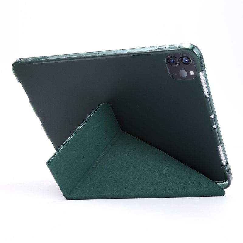 Smart Case iPad Pro 12.9" (2018) (2020) Roze Zwart Vervormbare Hoes