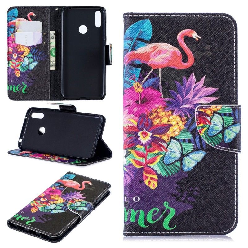 Bescherming Hoesje Huawei Y7 2019 Telefoonhoesje Hallo Zomer