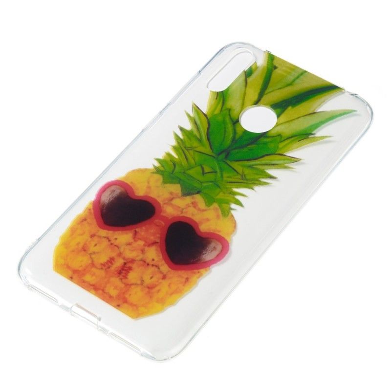 Hoesje Huawei Y7 2019 Telefoonhoesje Transparante Incognito Ananas