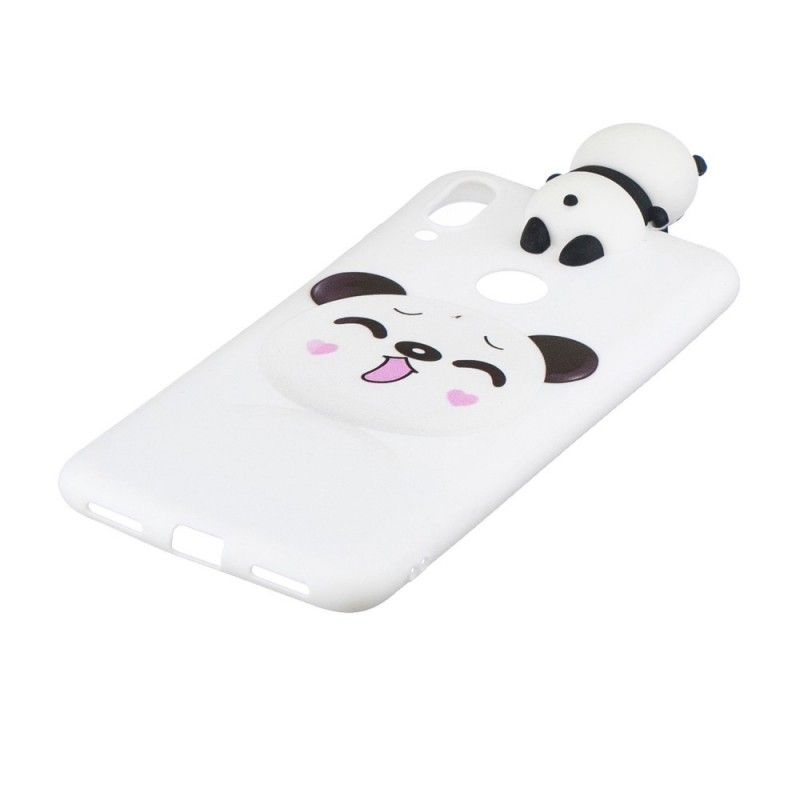 Hoesje voor Huawei Y7 2019 Grappige 3D Panda