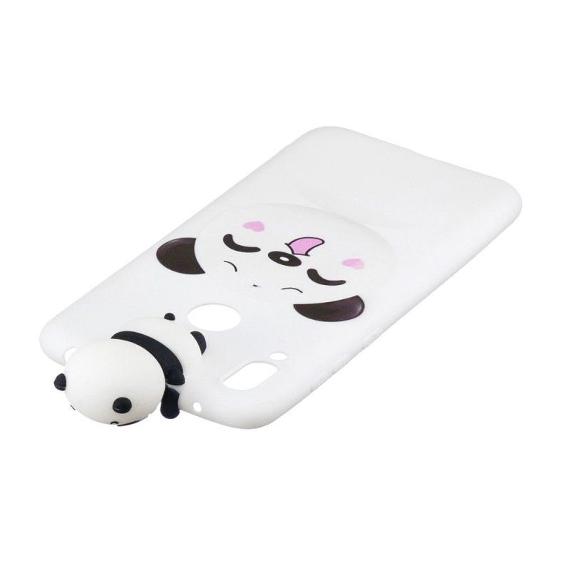 Hoesje voor Huawei Y7 2019 Grappige 3D Panda