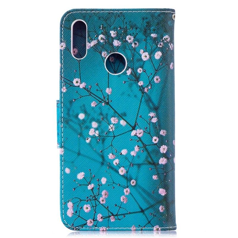 Leren Hoesje Huawei Y7 2019 Bloeiende Boom