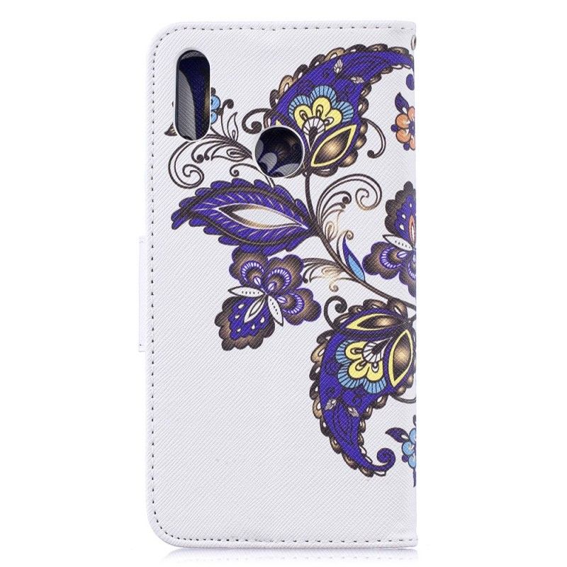 Leren Hoesje voor Huawei Y7 2019 Vlindertattoo