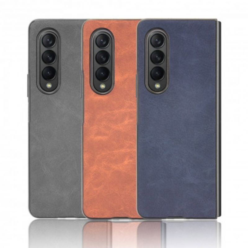 Case Hoesje Samsung Galaxy Z Fold 3 5g Telefoonhoesje Stijl Leer