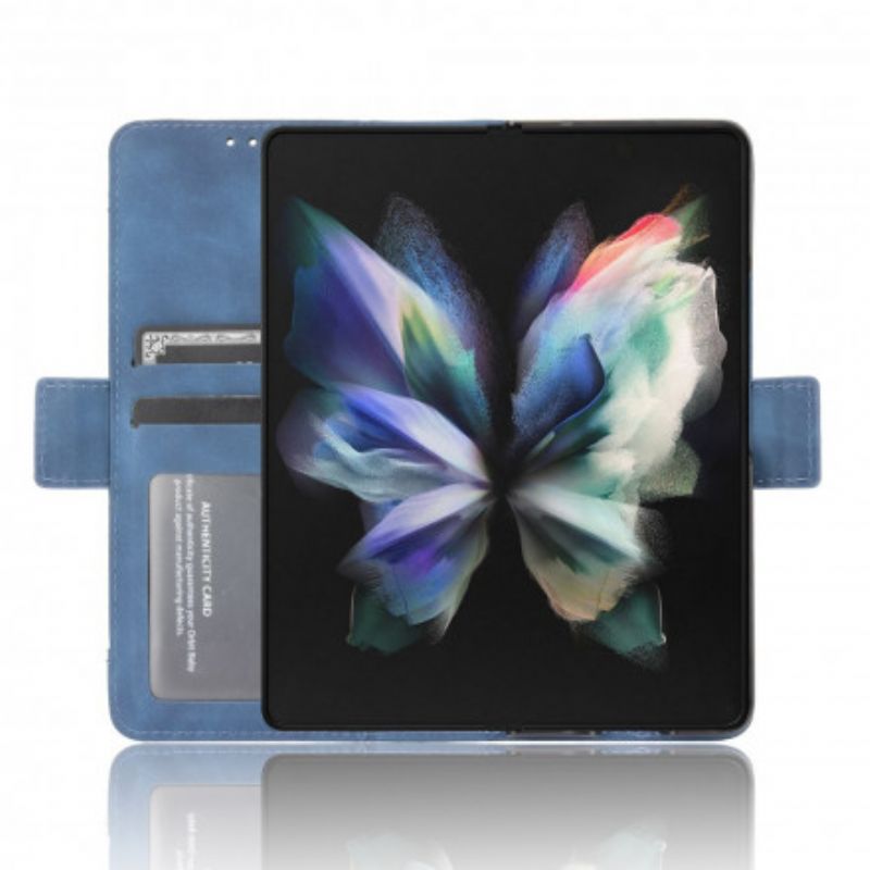 Folio-hoesje Samsung Galaxy Z Fold 3 5g Telefoonhoesje Eersteklas Multikaart