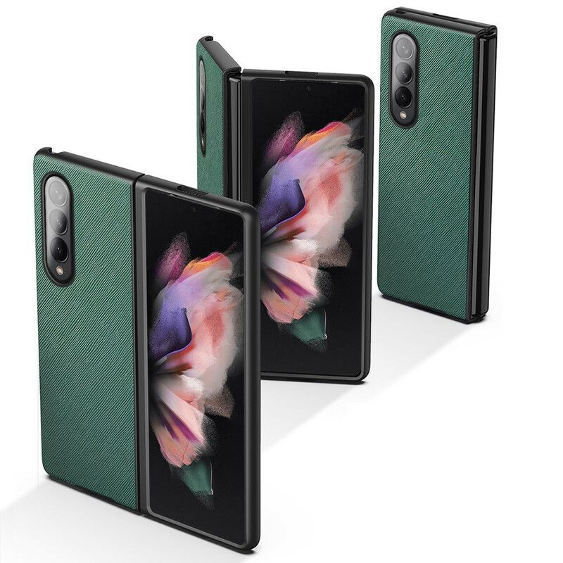 Hoesje Samsung Galaxy Z Fold 3 5g Gestructureerd Leer