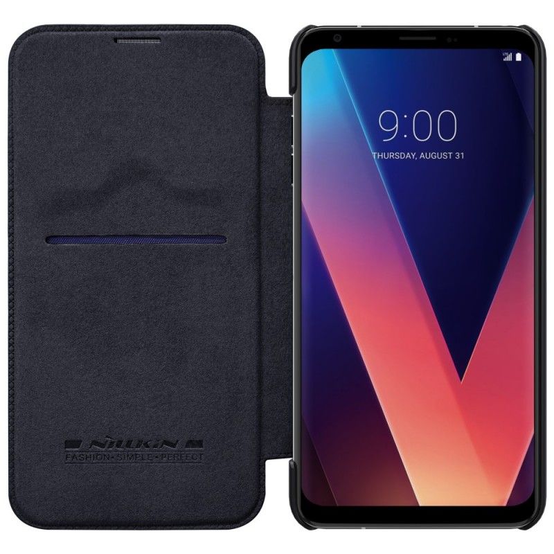 Folio-hoesje LG V30 Wit Nillkin Qin-Reeks