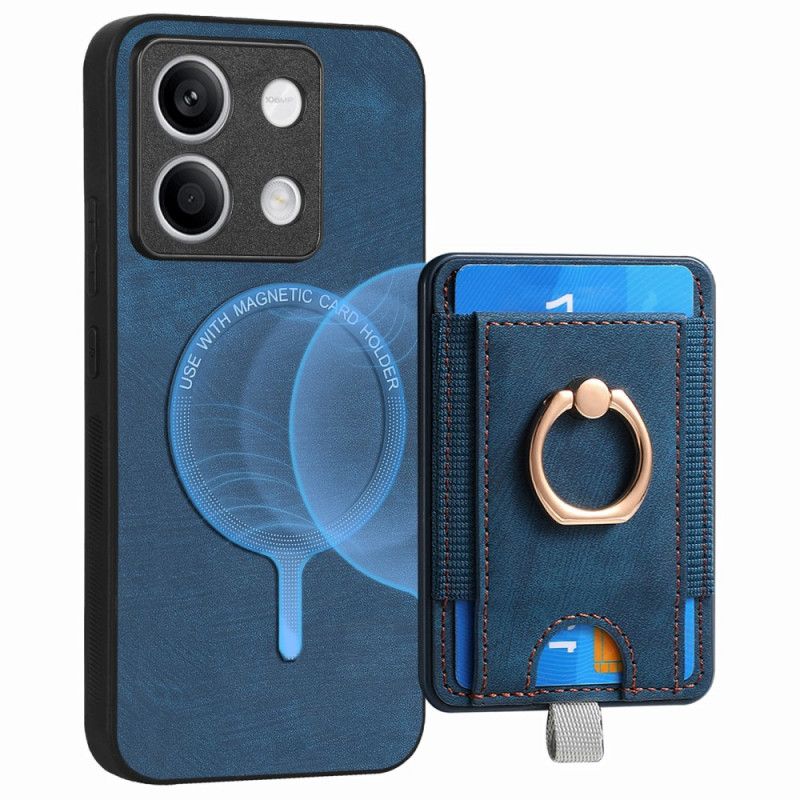 Case Hoesje Xiaomi Redmi Note 13 4g Telefoonhoesje Afneembare Kaarthouder En Ring