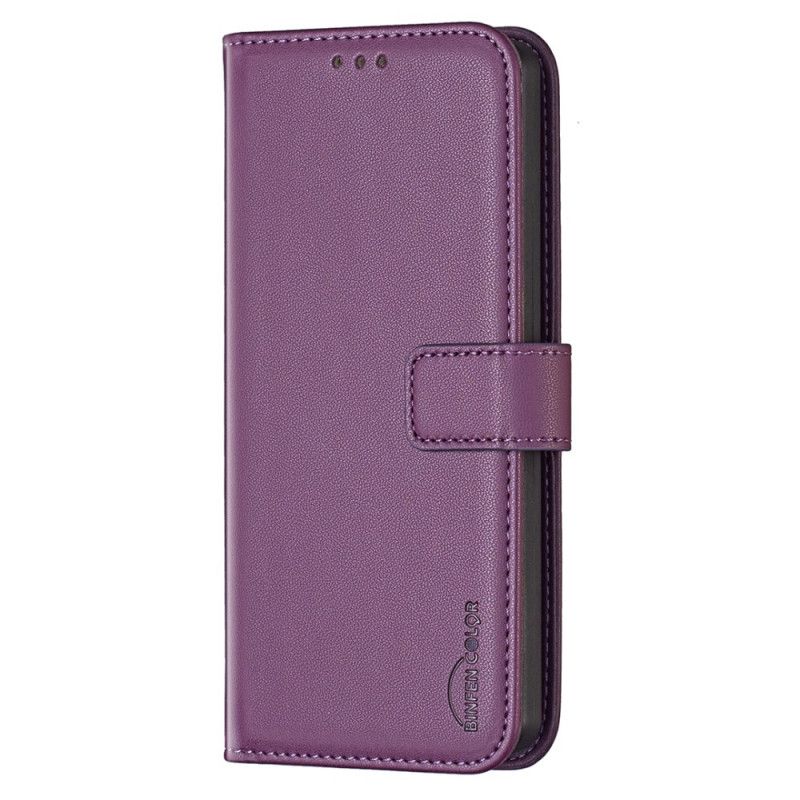 Flip Case Leren Xiaomi Redmi Note 13 4g Klassieke Binfen Kleur