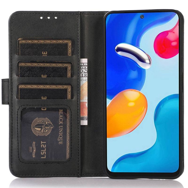 Flip Case Leren Xiaomi Redmi Note 13 4g Ledereffect