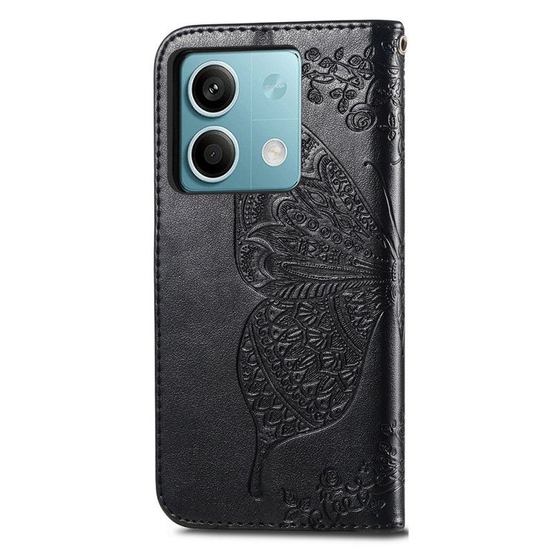 Folio-hoesje Xiaomi Redmi Note 13 4g Barok Vlinder Met Riem