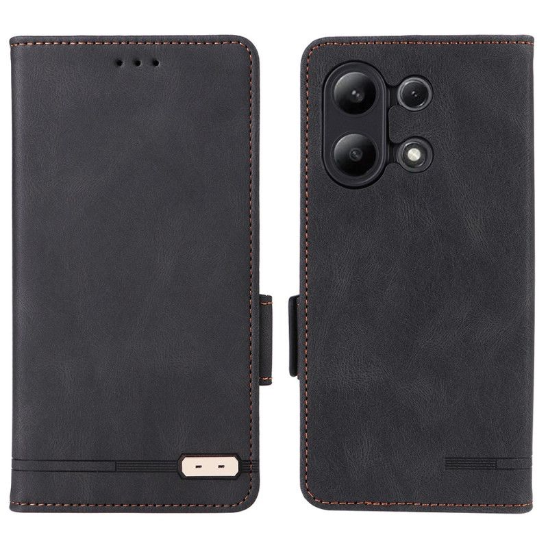 Folio-hoesje Xiaomi Redmi Note 13 4g Dubbele Sluiting In Vintage-stijl