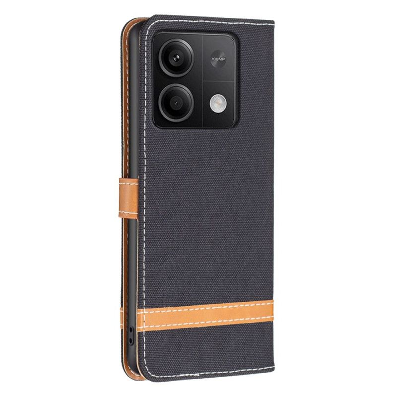 Folio-hoesje Xiaomi Redmi Note 13 4g Telefoonhoesje Bandstof