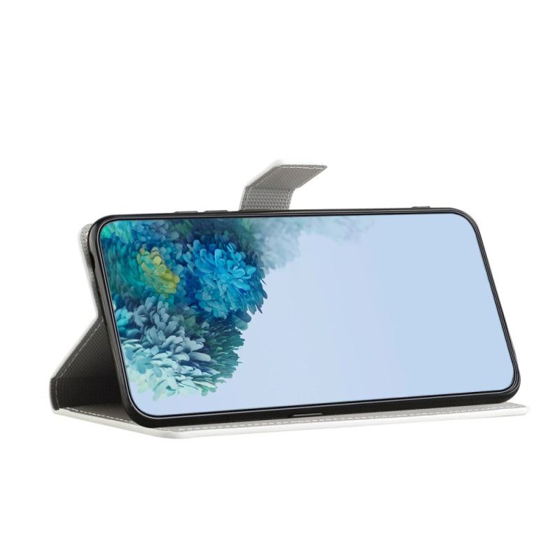 Folio-hoesje Xiaomi Redmi Note 13 4g Telefoonhoesje Blauwe Vlinder