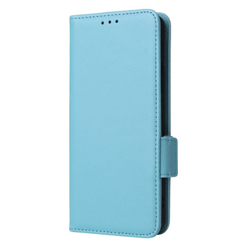 Folio-hoesje Xiaomi Redmi Note 13 4g Telefoonhoesje Leren Stijl Met Riem