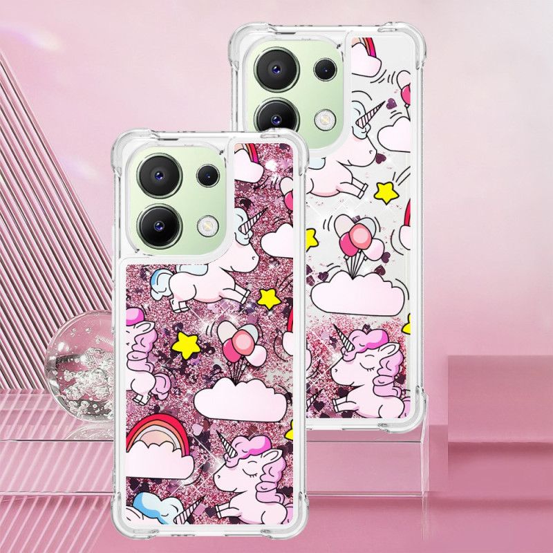 Hoesje Voor Xiaomi Redmi Note 13 4g Pailletten Met Cartoonpatroon