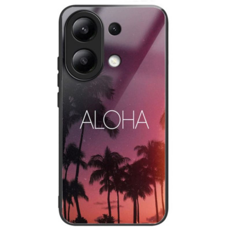 Hoesje Xiaomi Redmi Note 13 4g Aloha Gehard Glas