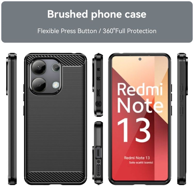 Hoesje Xiaomi Redmi Note 13 4g Koolstofvezel Bescherming Hoesje