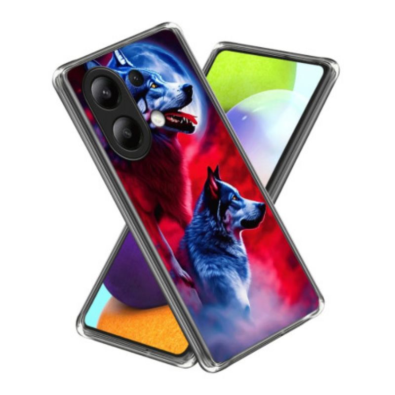 Hoesje Xiaomi Redmi Note 13 4g Wolf