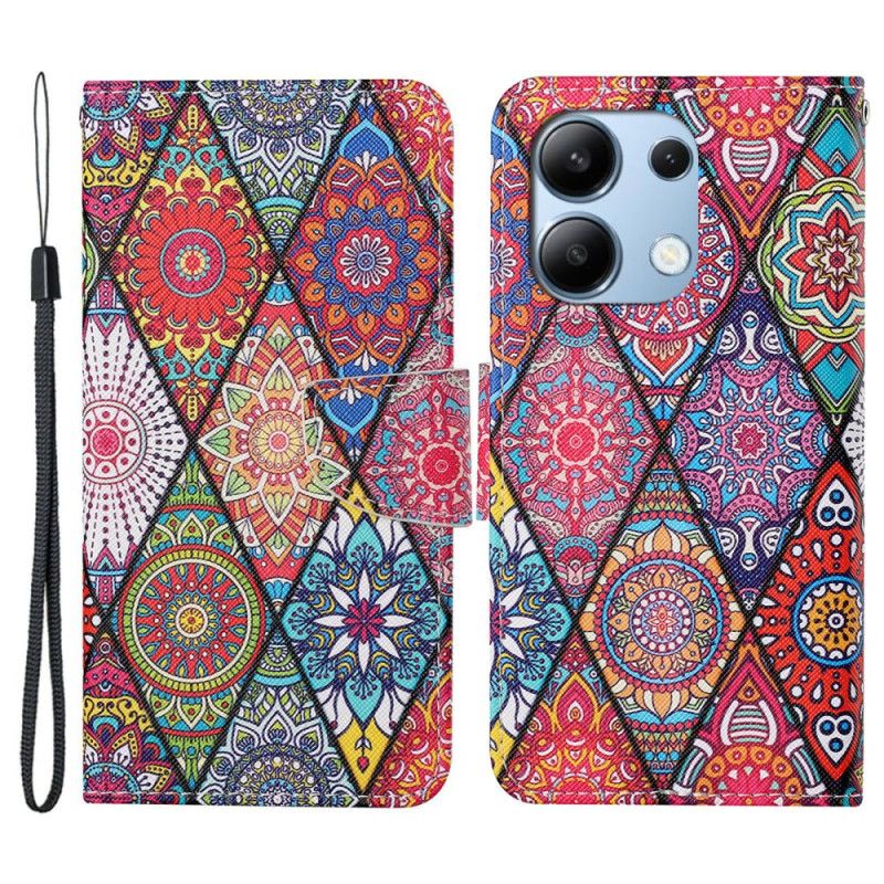 Leren Hoesje Voor Xiaomi Redmi Note 13 4g Totemkoord