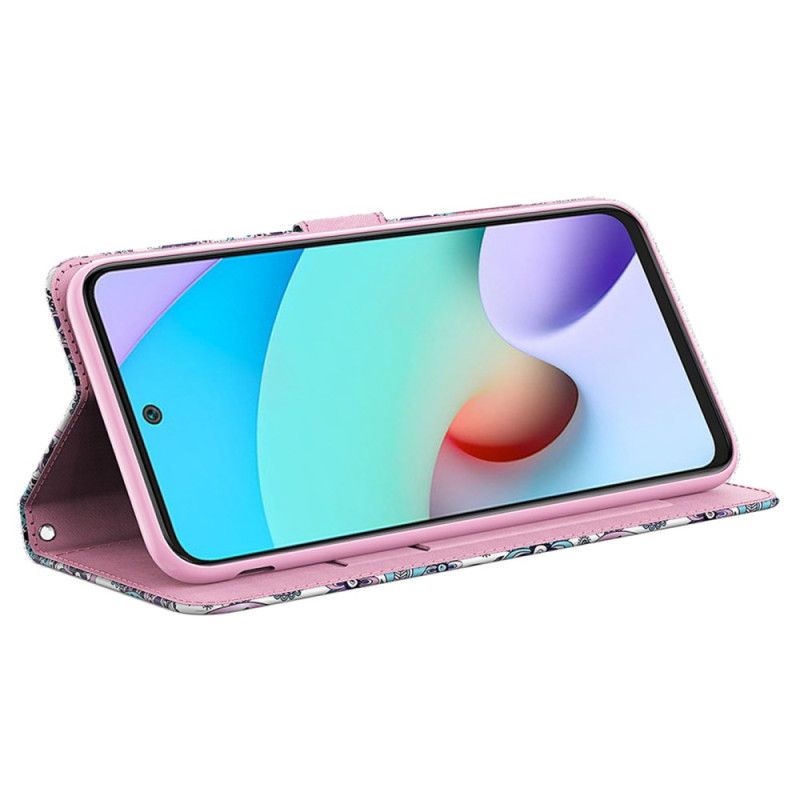 Leren Hoesje Xiaomi Redmi Note 13 4g Strapless Impatiens Bescherming Hoesje