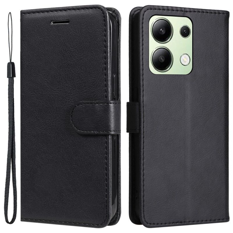 Leren Hoesje Xiaomi Redmi Note 13 4g Verenigd Met Riem Bescherming Hoesje