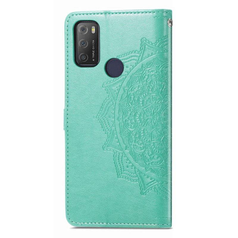 Flip Case Leren Alcatel 3l (2021) / 1s (2021) Mandala Middeleeuwen