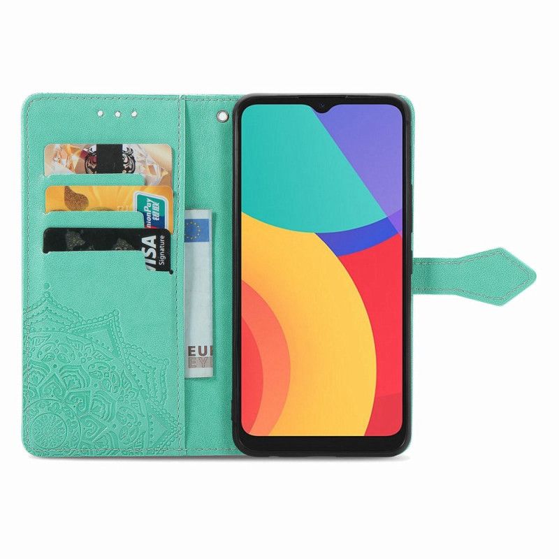 Flip Case Leren Alcatel 3l (2021) / 1s (2021) Mandala Middeleeuwen