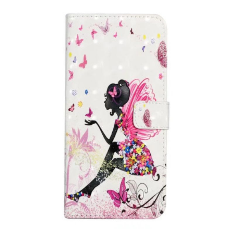 Flip Case Leren Motorola Edge 50 Fee