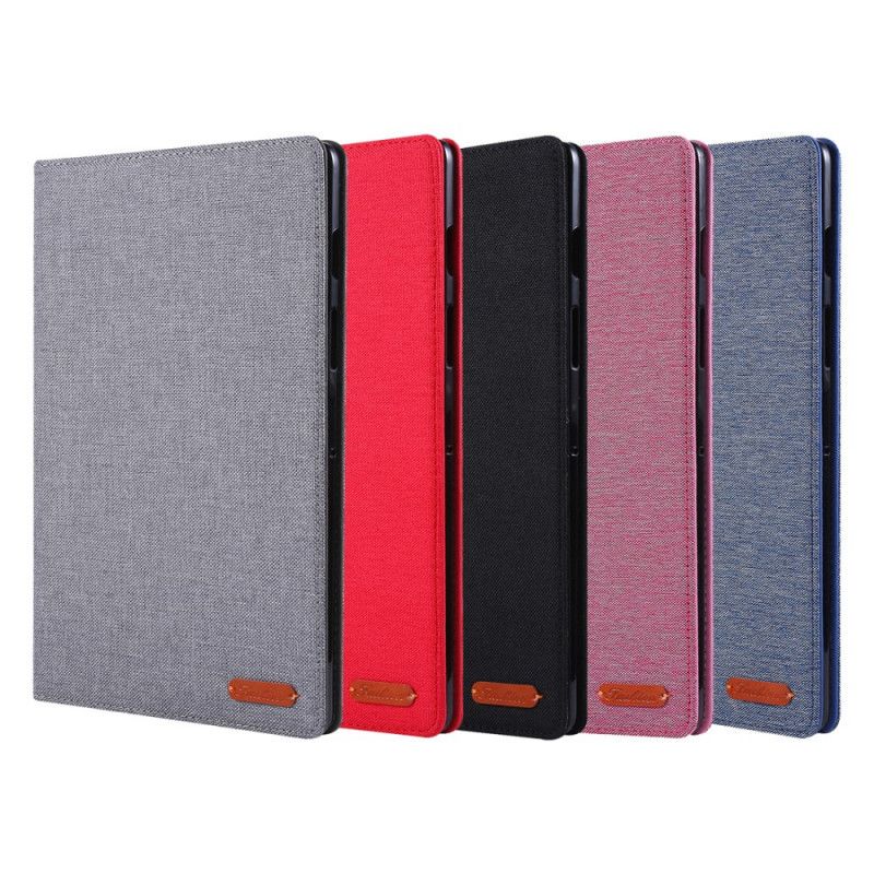 Cover Samsung Galaxy Tab S5e Grijs Zwart Stof