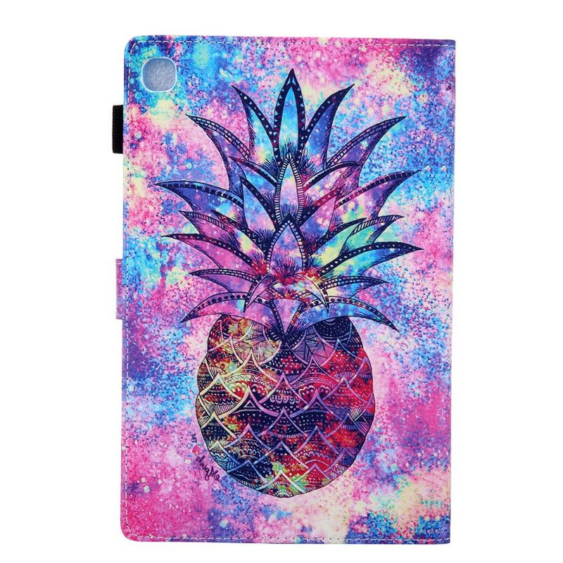 Leren Hoesje Samsung Galaxy Tab S5e Ananas