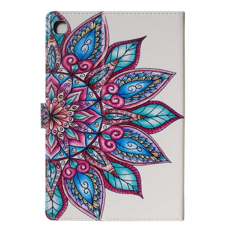 Leren Hoesje Samsung Galaxy Tab S5e Telefoonhoesje Mandala Schilderij