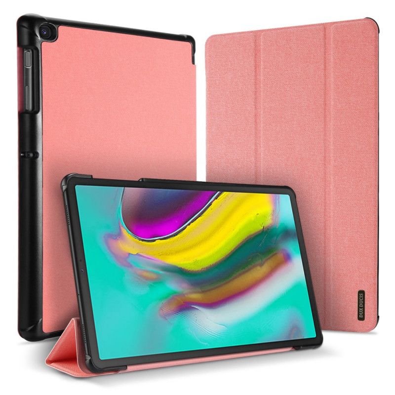 Smart Case Samsung Galaxy Tab S5e Roze Zwart Domo Serie Dux-Ducis