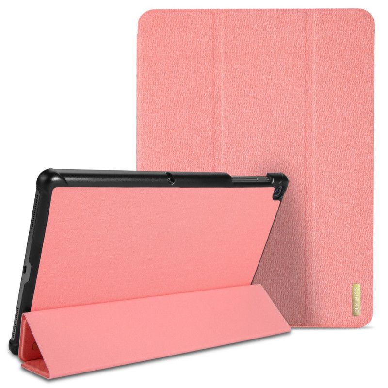 Smart Case Samsung Galaxy Tab S5e Roze Zwart Domo Serie Dux-Ducis