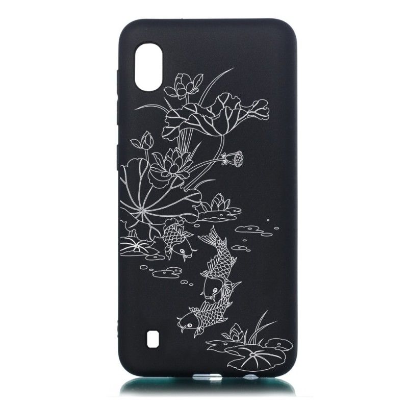 Case Hoesje Samsung Galaxy A10 Telefoonhoesje Flexibele Siliconen Vis