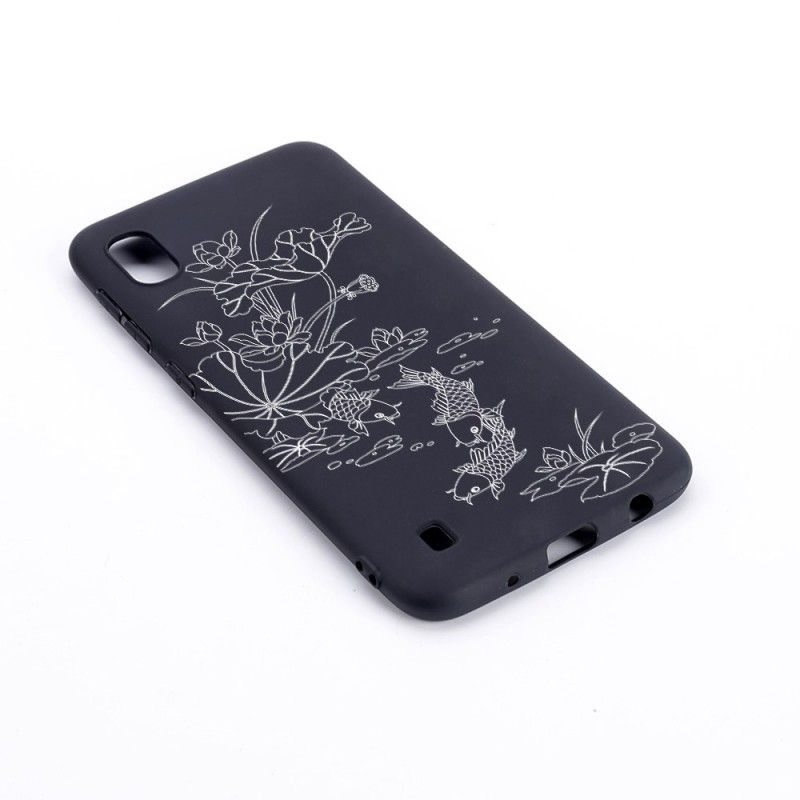 Case Hoesje Samsung Galaxy A10 Telefoonhoesje Flexibele Siliconen Vis